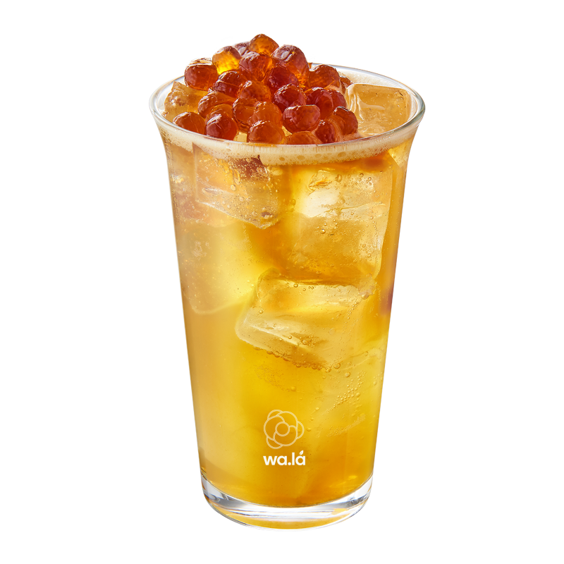 Trà gạo rang trân châu caramel