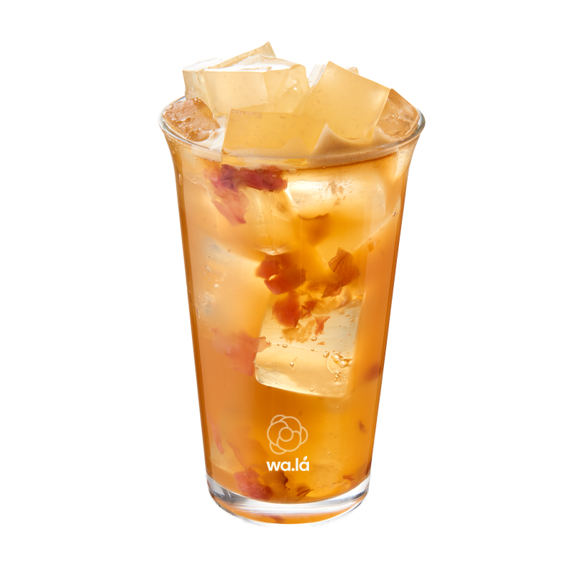 Trà lài thạch vải hoa hồng